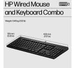 HP 225 Wired Mouse and Keyboard Combo