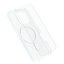 OtterBox React Series for MagSafe + Glass para Apple iPhone 16 Pro, Transparente