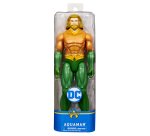 DC Comics AQUAMAN Personaggio AQUAMAN 30 cm Personaggio in scala 30 cm con decorazioni originali, mantello e 11 punti di articolazione - Giocattoli per bambini e bambine dai 3 anni