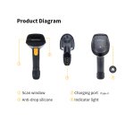Equip Wireless 2D Barcode Scanner, with Stand