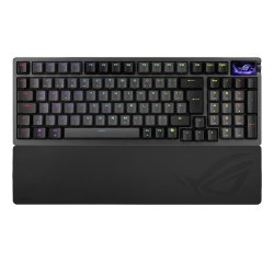 ASUS ROG Azoth 96 HE keyboard Gaming USB + RF Wireless + Bluetooth Black