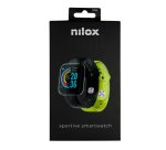 Nilox NXSWTRAILBANDYL Relojes inteligentes y deportivos 3,66 cm (1.44") Digital 240 x 240 Pixeles Pantalla táctil Negro