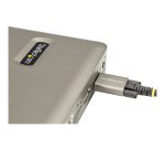 StarTech.com Docking Station USB-C - USB tipo C a DisplayPort 4K 30Hz o VGA - Ricarica USB Power Delivery da 65 W - Hub USB 3.1 Gen 1 a 4 porte - Dock USB-C Universale per Laptop - Mini Dock USB-C con Ethernet
