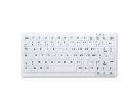 Contour Design Active Key AK-C4110 clavier Médical RF sans fil AZERTY Français Blanc