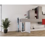Hoover HF522STP 011 Aspirapolvere elettrica Batteria Secco Micro Senza sacchetto 0,45 L 290 W Blu, Grigio