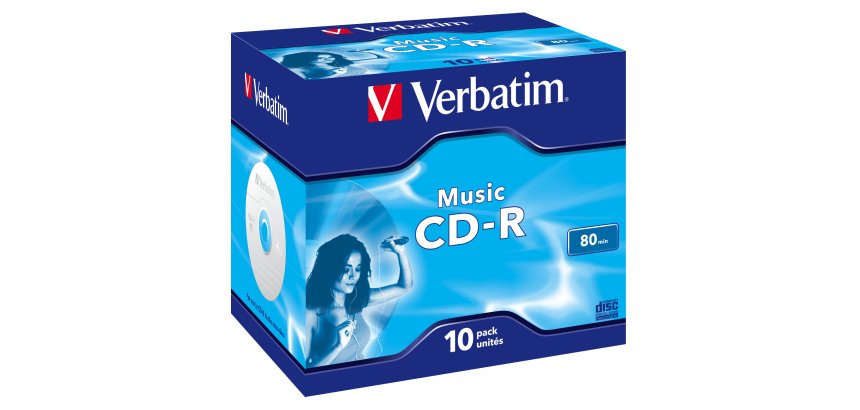 Verbatim Music CD-R 700 MB 16x 10 pz