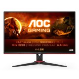 AOC G2 24G2SPAE/BK LED display 60,5 cm (23.8") 1920 x 1080 pixels Full HD Noir, Rouge