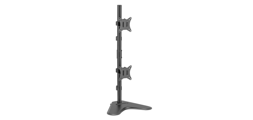 Equip Supporto da tavolo per doppio monitor verticale da 17” a 32”