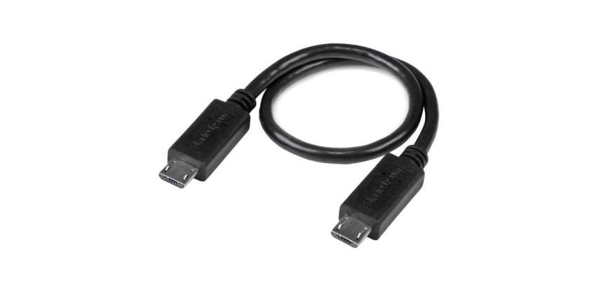 StarTech.com Câble USB OTG Micro USB vers Micro USB de 20 cm - M/M