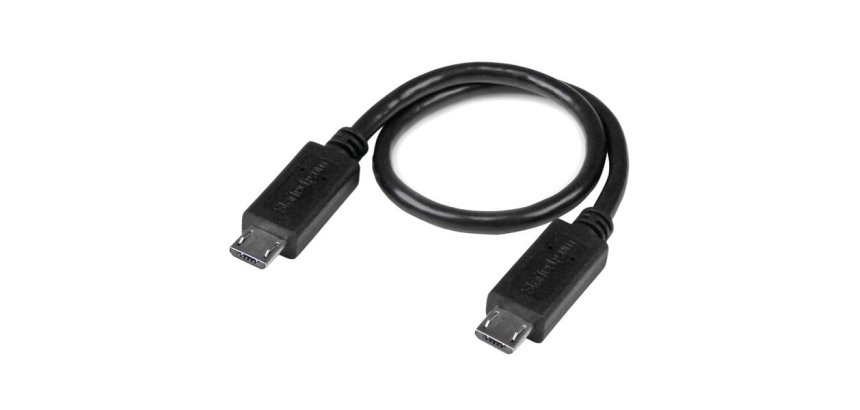 StarTech.com USB OTG Cable - Micro USB to Micro USB - M/M - 8 in.