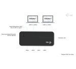 i-tec Universal KVM HUB 2x USB-C + 2x USB-A 3.0