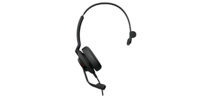 Jabra Evolve2 30 SE USB C/A MS Mono Casque Avec fil À la main Bureau/Centre d'appels USB Type-C / USB Type-A Noir
