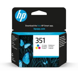 HP Cartucho de tinta original 351 Tri-color