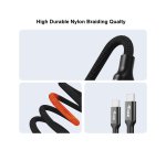 Equip USB-C to C Y-Charging Cable, 1.5m, PD 140W, Black