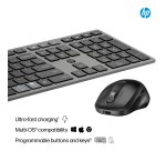 HP 720 Multi-Device Rechargeable Wireless Keyboard and Mouse Combo