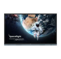 BenQ RM6504 tableau blanc interactif 165,1 cm (65") 3840 x 2160 pixels Écran tactile Noir