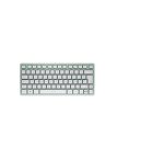 CHERRY KW 7100 MINI BT clavier Universel Bluetooth AZERTY Français Couleur menthe