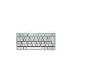 CHERRY KW 7100 MINI BT clavier Universel Bluetooth AZERTY Français Couleur menthe