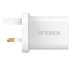 OtterBox Standard UK Wall Charger 20W - 1X USB-C 20W USB-PD Blanc