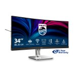 Philips 5000 series 34B2U5600C/00 computer monitor 86.4 cm (34") 3440 x 1440 pixels Dual QHD LCD Grey