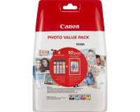 Canon CLI-581 C/M/Y/BK Photo Value Pack - 4 - zwart, geel, cyaan, magenta - origineel - inktreservoir / papierpakket