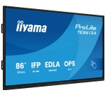 iiyama TE8613A-B1AG Écran d'affichage dynamique Écran plat interactif 2,17 m (85.6") Wifi 500 cd/m² 4K Ultra HD Noir Écran tactile Intégré dans le processeur Android 18/7