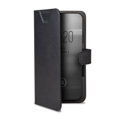 Celly Wally One XXL mobile phone case 14 cm (5.5") Flip case Black