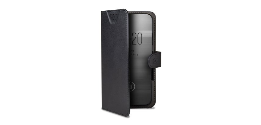 Celly Wally One XXL mobile phone case 14 cm (5.5") Flip case Black