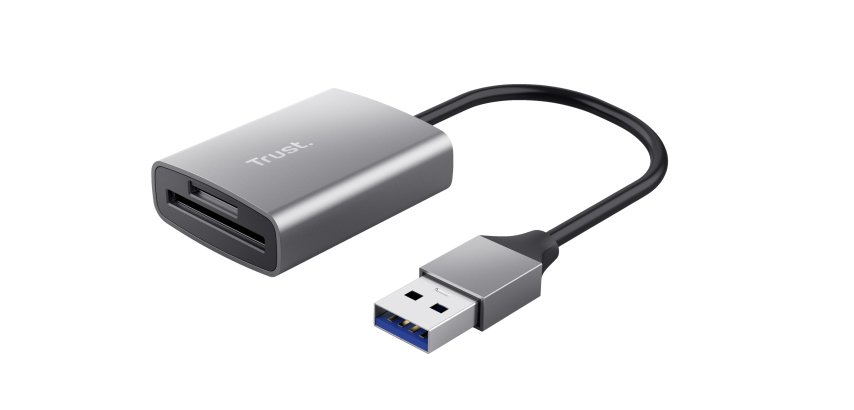 Trust Dalyx USB 3.2 Gen 1 (3.1 Gen 1) Speicherkartenleser Aluminium
