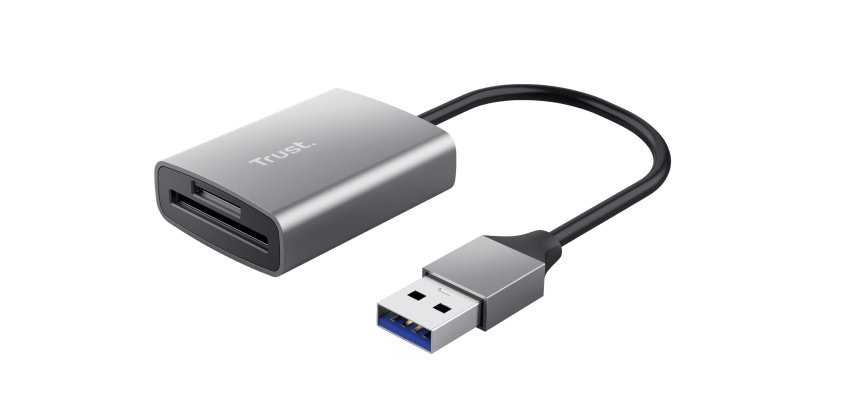 Trust Dalyx card reader USB 3.2 Gen 1 (3.1 Gen 1) Aluminium