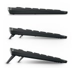 CHERRY Stream desktop ultimate clavier Souris incluse maison/bureau USB + RF Wireless + Bluetooth AZERTY Français Noir