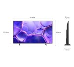 Samsung Crystal UHD 43" UE43U8000FUXZT 4K, Processore Crystal 4K, HDR, Smart Experience, OTS Lite & Adaptive Sound, Metal Stream Design, Smart TV, 2025