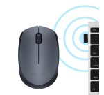Logitech M170 Grey-K souris Bureau Ambidextre RF sans fil Optique 1000 DPI