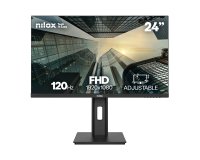 Nilox NXM24REG1201 computer monitor 61 cm (24") 1920 x 1080 pixels Full HD LED Black