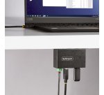 StarTech.com Hub USB 3.0 4 Ports avec 4x USB-A, Boîtier Industriel en Métal, Hub USB 4 ports avec Protection ESD, Montage Mural, sur Table ou sur Rail, USB 3.0/3.1/3.2 Gen 1 5Gbps
