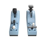 Thrustmaster TCA Quadrant Add-On Airbus Edition Blue Flight Sim Analogue / Digital PC