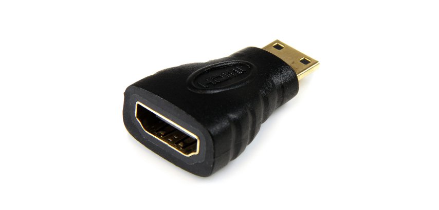 StarTech.com Adaptateur Mini HDMI vers HDMI - Convertisseur HDMI Haute Vitesse 4K - Adaptateur HDMI Haut Débit Ultra HD 4K 30Hz - HDMI 1.4 - Connecteurs Plaqués Or - Noir