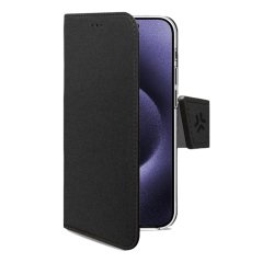 Celly WALLY1081 mobile phone case 17.5 cm (6.9") Wallet case Black