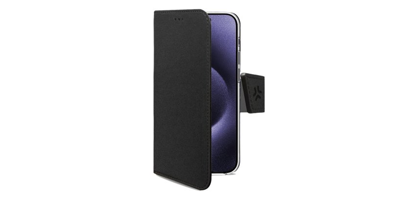 Celly WALLY1081 mobile phone case 17.5 cm (6.9") Wallet case Black