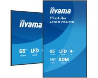 iiyama LH6575UHS-B2AG Écran d'affichage dynamique Écran plat de signalisation numérique 163,8 cm (64.5") LCD Wifi 500 cd/m² 4K Ultra HD Noir Intégré dans le processeur Android 11 24/7