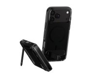 PanzerGlass CARE™ by ® Kickstand Case Smokey w. Black MagSafe iPhone 2026 Pro Max | 17 Pro Max protective case for mobile phones Transparent Cover