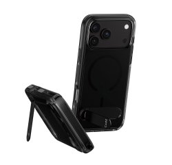 PanzerGlass CARE™ by ® Kickstand Case Smokey w. Black MagSafe iPhone 2026 Pro Max | 17 Pro Max protective case for mobile phones Transparent Cover