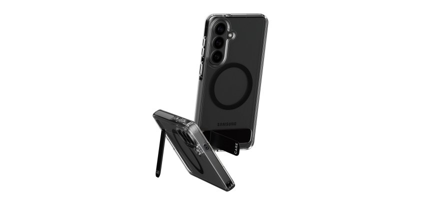 PanzerGlass CARE™ by ® Kickstand Case Transparent w. Qi Samsung Galaxy S26+ protective mobile phone case Cover
