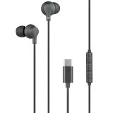 BIG BEN KPINTRAUSBCRB écouteur/casque Avec fil Ecouteurs Appels/Musique USB Type-C Noir