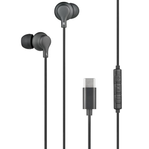 BIG BEN KPINTRAUSBCRB écouteur/casque Avec fil Ecouteurs Appels/Musique USB Type-C Noir