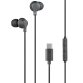 BIG BEN KPINTRAUSBCRB écouteur/casque Avec fil Ecouteurs Appels/Musique USB Type-C Noir