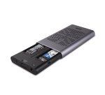 Lindy 43382 caja para disco duro externo Caja externa para unidad de estado sólido (SSD) Plata M.2