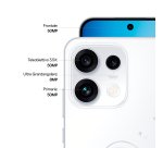 OPPO Reno16 F 5G AI Smartphone, Tripla fotocamera 50+8+50MP, Selfie 50MP, Display 6.57” 120HZ AMOLED FHD+, 6500mAh, RAM 8GB(Esp2GB/4GB/8GB)+ROM 256GB [Versione Italia], Pop White