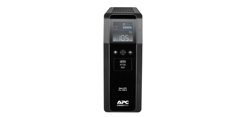 APC BACK UPS PRO BR 1200VA gruppo di continuità (UPS) A linea interattiva 1,2 kVA 720 W 8 presa(e) AC