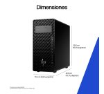 HP Z2 Tower G1i Workstation Desktop PC Wolf Pro Security Edition Intel Core Ultra 7 265K 32 GB DDR5-SDRAM Windows 11 Pro Torre Puesto de trabajo AI Workstation, AI PC